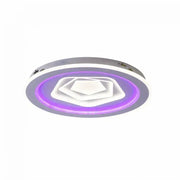 RGB LED Chandelier with Remote Control Meira, 180W, Dimmable, Acrylic, RGB, White