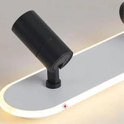 Ruby LED Chandelier 40W Black White