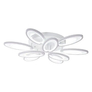 LED Chandelier with Remote Control SUNFLOWER 98W 9 Elements Cold/Warm/Neutral Light Dimmable White