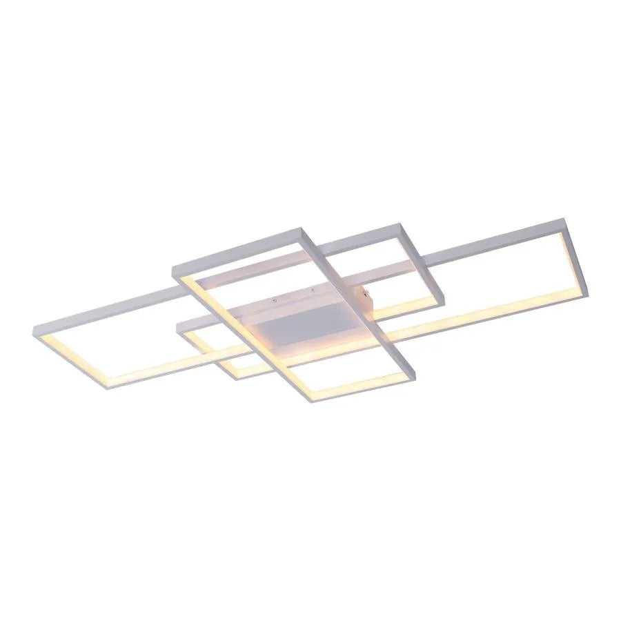 Landen 184W Dimmable LED Chandelier with Remote Control White