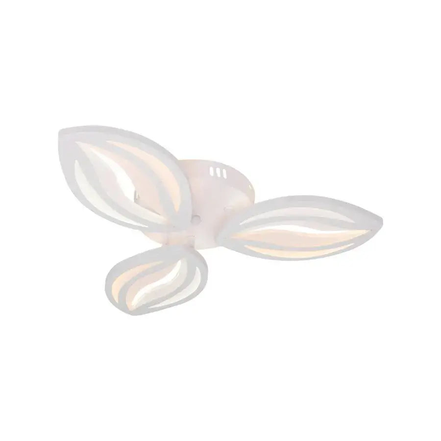 LED chandelier with remote control ORCHID 39W, 3 Petals, Cold/Warm/Neutral light, Dimmable, White