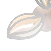 LED chandelier with remote control ORCHID 39W, 3 Petals, Cold/Warm/Neutral light, Dimmable, White