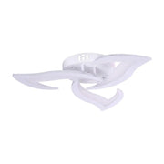 LED Chandelier with Remote Control LOTUS, 48W, 3 Petals, Cold/Warm/Neutral Light, Dimmable, White