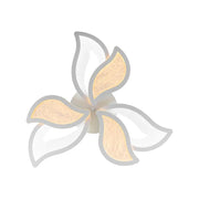 LED chandelier with remote control KYLEN 144W, 6 Elements, Cold/Warm/Neutral light, Dimmable, White