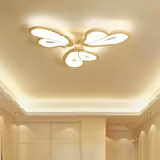 LED Chandelier with Remote Control BLOSSOM, 43W, 3 Petals, Cold/Warm/Neutral Light, Dimmable, White