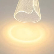 Hanging LED chandelier with remote control JEROME 38W, 6 Elements, Cold/Warm/Neutral light, Dimmable, Gold, Height Adjustable