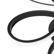 LED chandelier with remote control HELIX 108W, Cold/Warm/Neutral light, Dimmable, Black