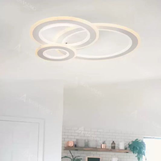 LED Chandelier with Remote Control Kylie 77W Dimmable White
