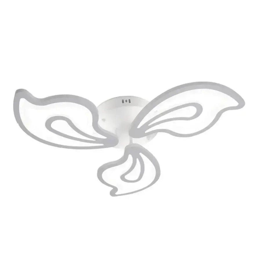 LED chandelier with remote control GLORIOSA 68W, 3 Petals, Cold/Warm/Neutral light, Dimmable, White