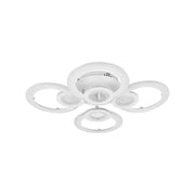 LED chandelier with remote control KADE 72W, 4 Circles, Cold/Warm/Neutral light, Dimmable, White