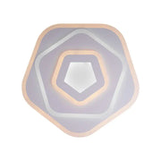 LED chandelier with remote control PENTAGON 59W, Cold/Warm/Neutral light, White