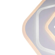 LED chandelier with remote control PENTAGON 59W, Cold/Warm/Neutral light, White