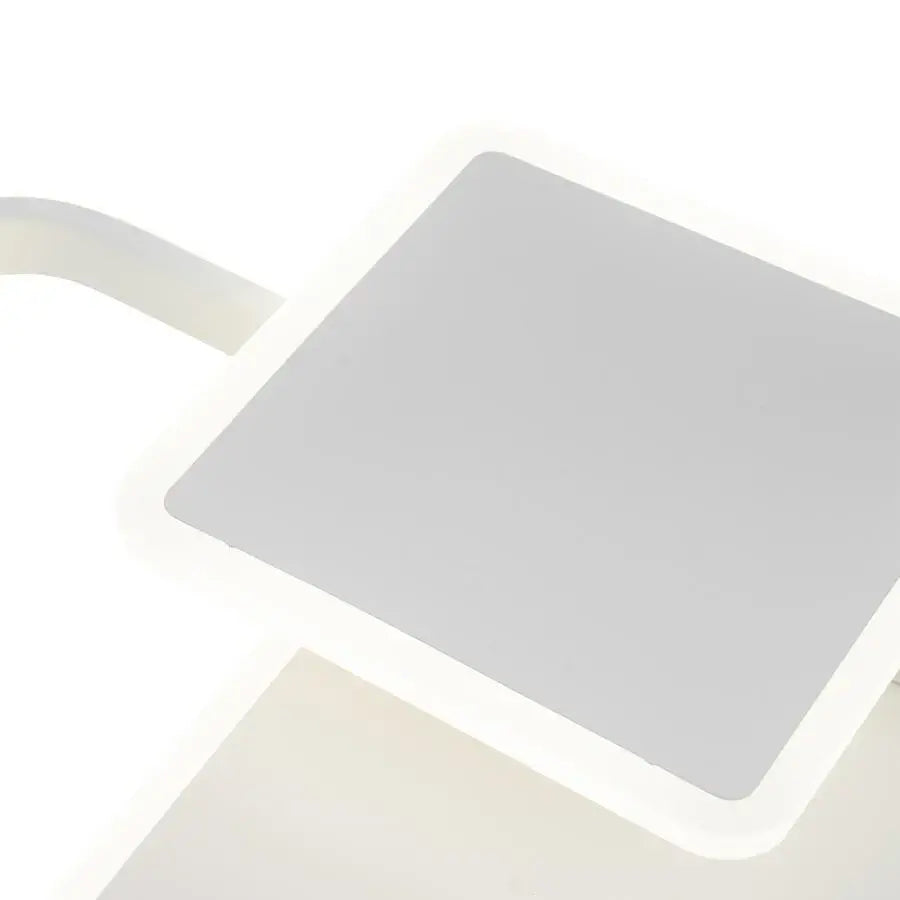 LED chandelier with remote control ANEMONA 75W, 3 Squares, Cold/Warm/Neutral light, Dimmable, White