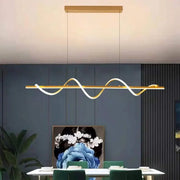 LED Chandelier with Remote Control Talida 80W Gold