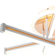 LED Chandelier with Remote Control Tamara, 96W, Dimmable, Gold