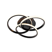 LED chandelier with remote control VECTOR VORTEX 96W, 3 Elements, Cold/Warm/Neutral light, Dimmable, Black