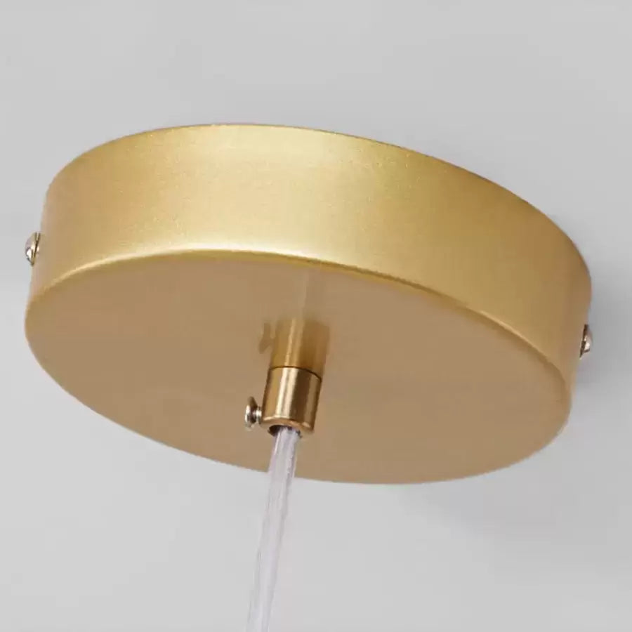 LOFT Pavilion modern bulb chandelier, 7x G9, Gold, Metal, Adjustable height
