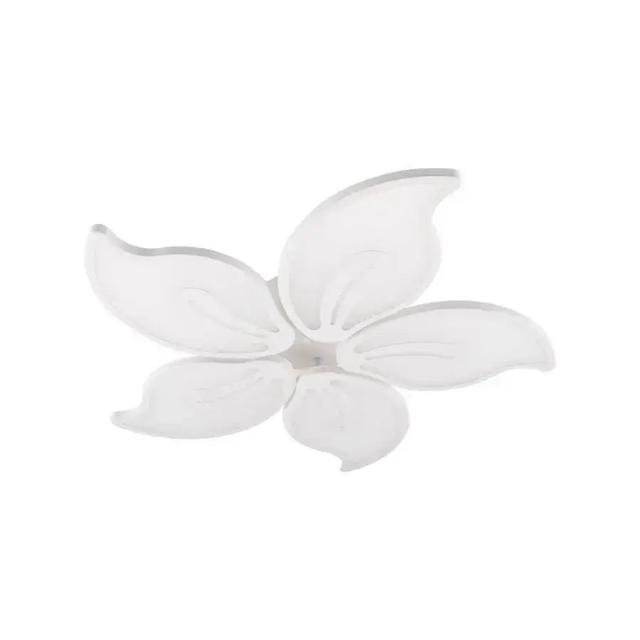 LED chandelier with remote control JASMINE 73W, 5 Petals, Cold/Warm/Neutral light, Dimmable, White