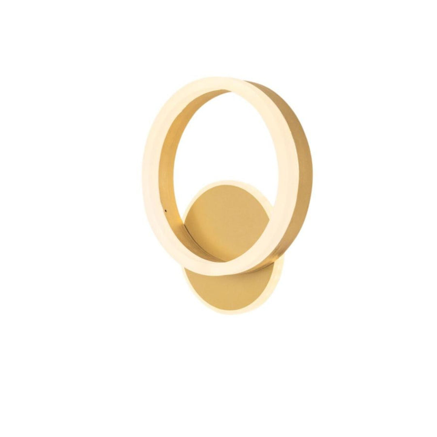 Dario LED wall lamp, 34W, Cold/Warm/Neutral Light, Gold