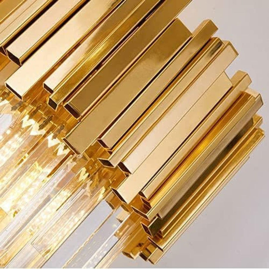 BLOIS Piccolo Crystal Chandelier Light, 2xE14, Gold