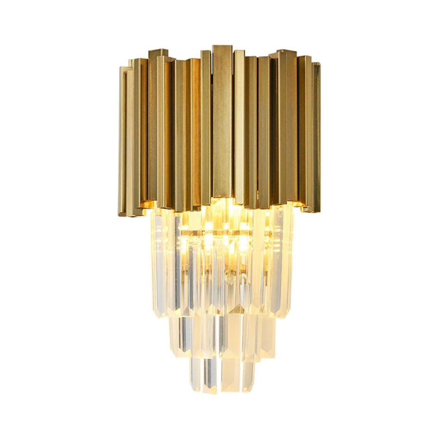 BLOIS Piccolo Crystal Chandelier Light, 2xE14, Gold
