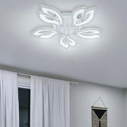 LED Chandelier with Remote Control LILY 5 Elements Cold/Warm/Neutral Light 66W Dimmable White
