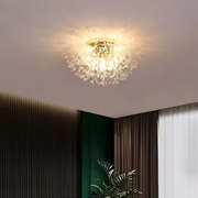 Crystal Chandelier RONDO Vivace, 6x G9, Diameter 49cm, Shiny Gold