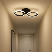 LED LED MARA, 19W, 2 circles, neutral light, black