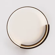 LED chandelier with Letizia remote control, 33W, 1 circle, cold/hot/neutral light, unstable, black