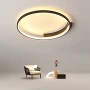 LED chandelier with Letizia remote control, 33W, 1 circle, cold/hot/neutral light, unstable, black