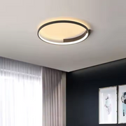 LED chandelier with Letizia remote control, 33W, 1 circle, cold/hot/neutral light, unstable, black