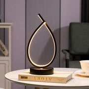 LED Genesis lamp, 10W, cold/hot/neutral light, metal and acrylic, black