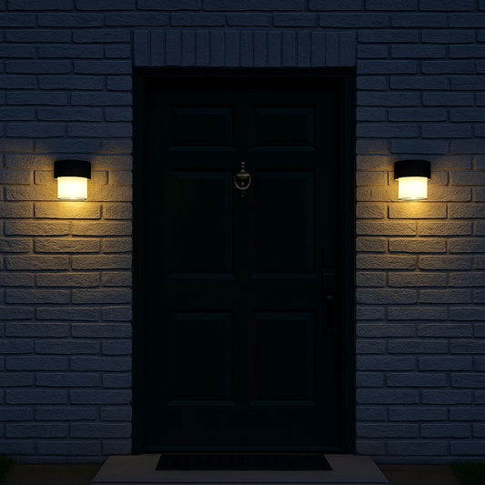 MIRA Outdoor LED Wall Light, 1 Light Source, Warm Light, Black