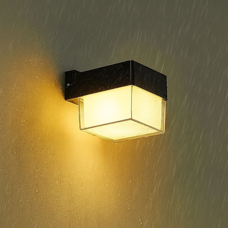 AMIRA Outdoor LED wall light, 1 light source, Warm Light, Black