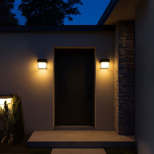 AMIRA Outdoor LED wall light, 1 light source, Warm Light, Black