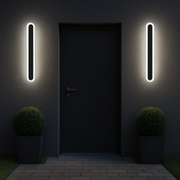 Vortex Outdoor LED Wall Light, Black