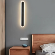 Vortex Outdoor LED Wall Light, Black
