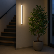 Luna Outdoor LED Wall Lamp, White