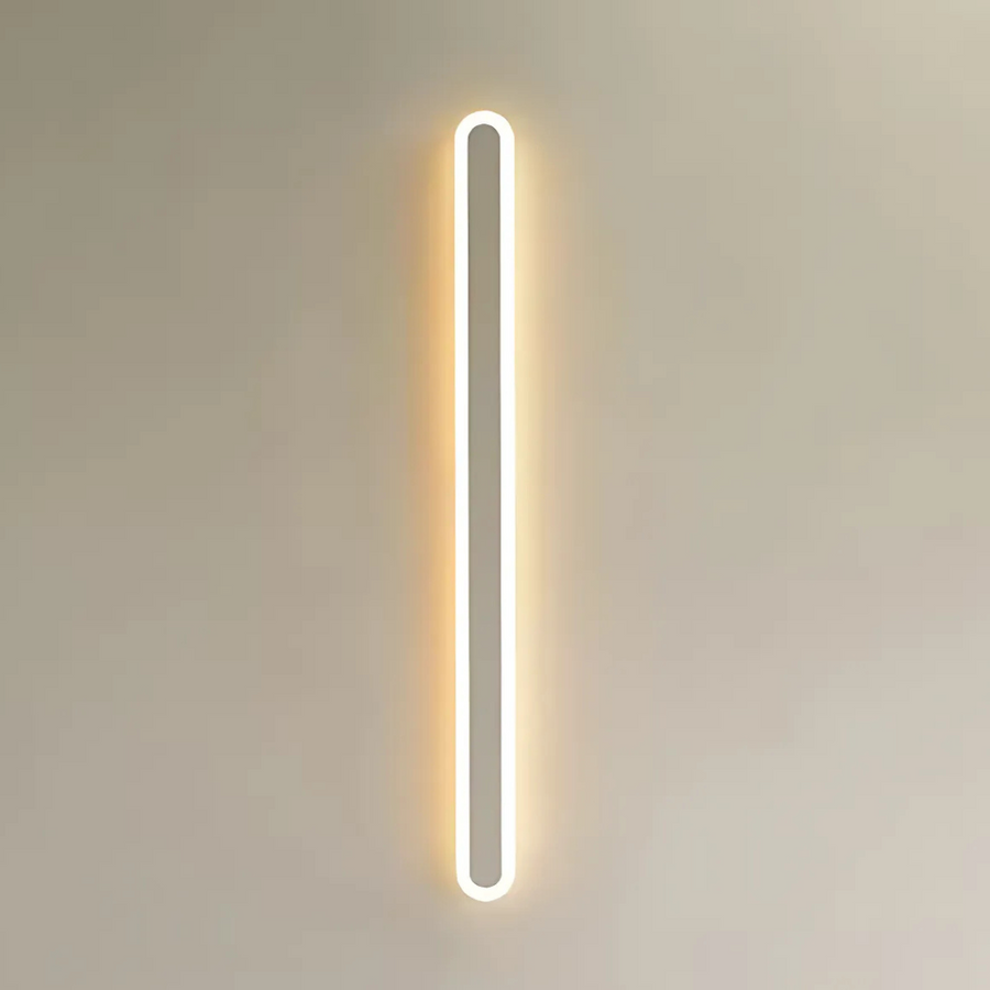 SUHA Outdoor LED wall light, Length 60cm, 8W, IP65, Metal, Linear, White