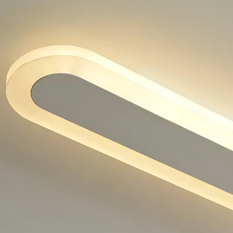 SUHA Outdoor LED wall light, Length 60cm, 8W, IP65, Metal, Linear, White