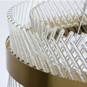 Crystal Chandelier ALHAMBRA Supremo, LED, 103W, Diameter 80cm, Warm/Cold/Neutral Light, Dimmable, Adjustable Height, Gold