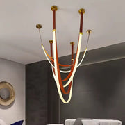 Modern Chandelier, LED, ARIA Largo, 36W, Neutral light, Brown