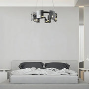 Mathew Crystal Chandelier 6x E14 Black