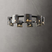 Mathew Crystal Chandelier 9x E14 Black
