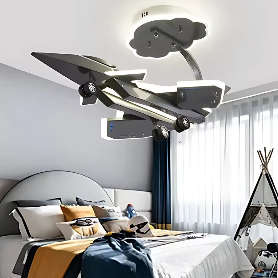 FIGHTER LED chandelier, 100W, Cold/Warm/Neutral light, Silver