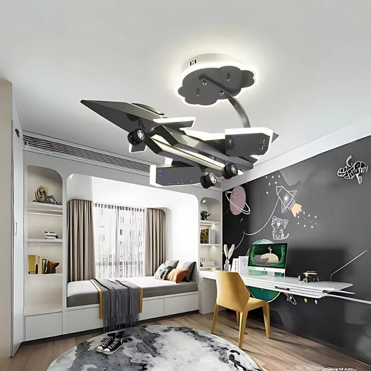 FIGHTER LED chandelier, 100W, Cold/Warm/Neutral light, Silver