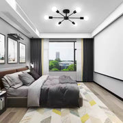 Mikkos Chandelier 6XE27 Black