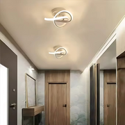 VERTEX Infinitum LED Chandelier, 42W, 2 Circles, Cold/Warm/Neutral Light, White