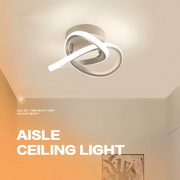 VERTEX Infinitum LED Chandelier, 42W, 2 Circles, Cold/Warm/Neutral Light, White