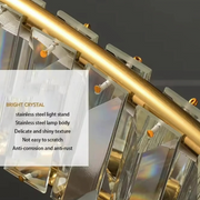 Luigi Crystal Chandelier Gold
